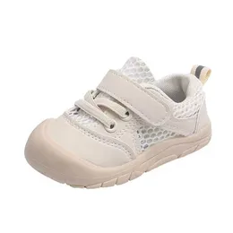 Athletic Outdoor Summer Mesh Children Sneakers Breattable White Casual Shoes For Baby Girls Boys Soft Bottom Anti Slip Infant Kids Sport Shoes AA230511