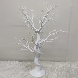 Dekoracja imprezowa 12pcs) ciepłe białe mini drzewo ślubne stojak na wystrój stolika Yudao1841