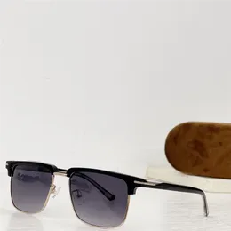 Novos óculos de sol quadrados de design de moda 0997 Acetato e moldura de metal estilo popular estilo popular versátil ao ar livre UV400 Protection óculos