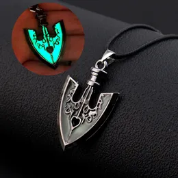 JOJOS Bizarre Adventure Killer Queen Arrow Necklace Pendant Snails Necklace GLOW In The DARK Night Necklace Men Women Gift