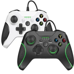 Xbox One Controller Video Oyunu Konsolu için USB Kablolu Gamepad Kontrolü Joypad Telefon Joystick PC/Windows için Paket Perakende Kutusu ile Oyun Aksesuarları