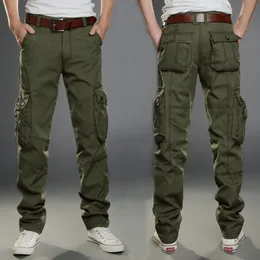 メンズパンツカーゴパンツ男性戦闘SWAT軍事パンツコットン多くのポケットが柔軟な男のカジュアルズボンプラス28-38 40 230512を伸ばす