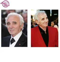 Stitch 5d diy diamond painting custom French star charles aznavour diamond painting christmas cards full square/rond eigen foto gifts