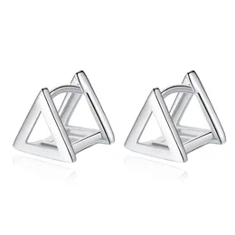 Boucles d'oreilles personnalisées en argent Sterling S925 pour femmes, Triangle géométrique, Design de marque de luxe, bijoux haut de gamme pour fête de mariage, cadeau de saint-valentin