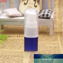 100pcs/Lot 5ML All-match Blue Lotion Bottle Duck Nozzle Pump Emulsion Bottles Cosmetics Sample Packing Bottle Essential Oil Bottlegood qualtty