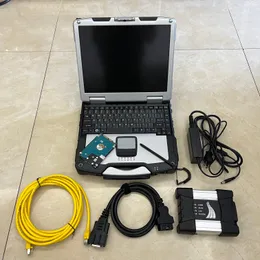 För BMW ICOM Nästa Auto Diagnosis Tools Code Scanner för BMW med CF30 4G använt ToughBook Laptop 1TB HDD SSD Senaste så FT-Ware redo att arbeta