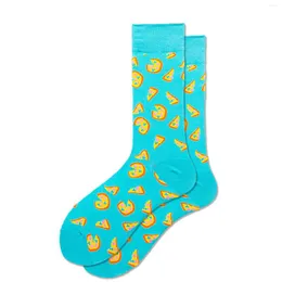 Women Socks Kawaii Cool Colorful Fun Novelty Cartoon Fruit Sock Print Mid Tube Calcetines De Tubo Medio Wholesale