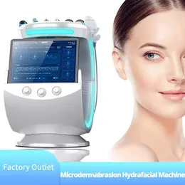 2023 Newest Ice Blue Magic Mirror Skin Analyzer Hydrafacial Machine Professional Oxygen Ultrasound Microdermabrasion