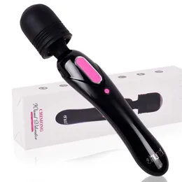 Vibratörler Seks Makinesi Vibrater Toys USB Şarj Çift Kafa Yapay penis Masaj Stick Juguetes Uales Oyuncak Kadınlar 1120