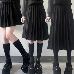 Vestidos plissados saias femininas s5xl vintage ins jovem lazer básico coreano allmatch outono cintura alta chique acolhedor feminino jk faldas faculdade