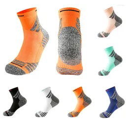 Men's Socks Spring Men's Ankle Thick Knit Sports Sock Outdoor Fitness Breathable Quick Dry Wear-resistant Short Running