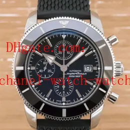 أعلى جودة Heritage II A1331212 DIAL Black و Rubber Band Mens Quartz يشاهد ساعة Wristwatches227V