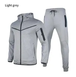 New Mens Tuta Sweat Suits Jogger Suit Giacca Pantaloni Uomo Sportswear Due pezzi Set Tutto Cotone Autunno Inverno Running Pant Tech f6097925