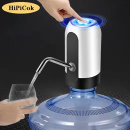 Geräte Hipicok Wasserflasche Pumpe USB -Ladung Automatisch elektrischer Wasserspender Pumpenflasche Wasserpumpe Autoschalter Trinkspender Spender
