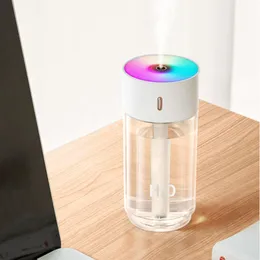 Purifiers Portable USB Humidifier home Mini Car Humidifier 280ml bedroom Office h20 Air freshener purifier led Electric Nebulizer diffuser