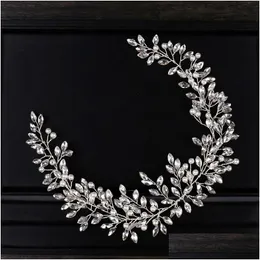 Haarschmuck Ailibride Perle Kristall Stirnband Rebe Tiara Braut Kopfschmuck Braut Zubehör Drop Lieferung Haarschmuck Dhgarden Dhswv