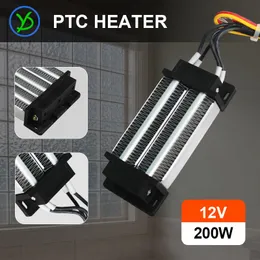 Grzejniki 200W 12V AC/DC Element GZejny Izolowanythermos Ceramika Ptc Nagrzewnica Powietrza Inkubator GrzeJnik Elektryczny 120*50mm