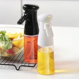 210ml Olive Oil Spray Bottle Plastic Vinegar Cooking Baking BBQ Mist Pump Gravy Boats Salad Grill Barbecue