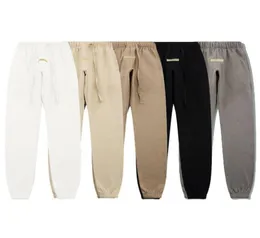 Men calça designer joggers soltos calças de moletom preto Pantaloni Uomo Womens High Street Letter Print Fleece Sweat Pant com bolsões8323992