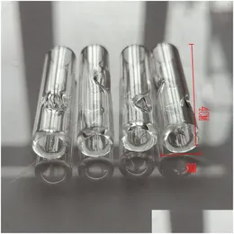 Курительные трубы мини -8 -мм стеклянные фильтры для сухого трава табачный держатель сигарет дым многоразовый.