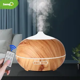 Техника saengQ Аромадиффузор Электрический увлажнитель воздуха Дистанционное управление Холодный туманообразователь Fogger Диффузор эфирного масла со светодиодной лампой