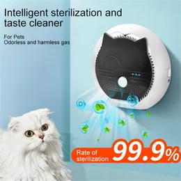 O odor de ninhada de gato estábro, eliminador de pet ozônio, purificador de ar de pet smart negativo desinfecção odor purificador de purificador para bandeja de banheiro