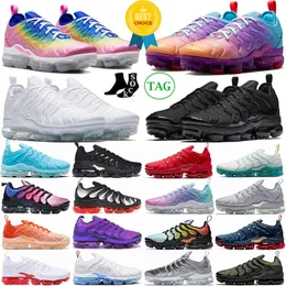 TN Plus Buty do biegania Fuchsia Dream Pink Zaklęcie Uniwersytet Niebieski Czerwony biały czarny czarny tenisek Shark Biała czerwona Zebra Women Treners Mens Treakers Outdoor Sports