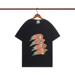 Designermode Kleidung T-Shirts T-Shirt Neue Galleryes Depts Flammenbriefdruck Kurzarm-T-Shirt Mode Vielseitiges T-Shirt für kleine Gruppen Klassischer Stil Luxus-Cas