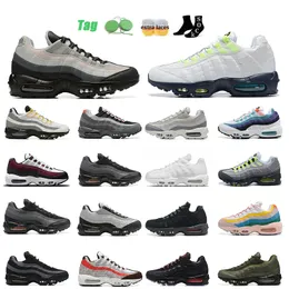 95 OG Running Shoes Maxs 95S Athletic Sneakers Triple Black White Greedy 2 3 Reflective Safari NYC Taxi Neon Prep School Seahawks Mens Trainers Outdoor Sports Size 12