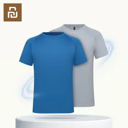Aksesuarlar YouPin Zhizhe Grafen Dış Mekan Antiultraviyole Tshirt 3A Antibakteriyel UPF50 Güneş Koruyucu Hafif Nefes Buldurabilen Erkekler Spor Giyim