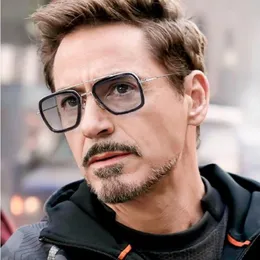 Óculos de sol 2021 Youpin Ziru Steampunk Óculos de Sol Senhoras Homem de Ferro Lentes Vintage Polarizadas Óculos de Sol Homens Tony Stark Óculos Preto Quadro