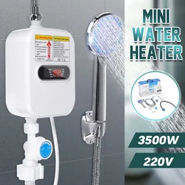 Aquecedores rx21 quente também 3500W elétrico Mini instantâneo aquecedor de água quente de água quente Torneira de torneira