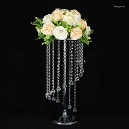 Decoração de festa 50cm 12pcswedding stand stand wedding pilares de cristal de cristal para decoração de tabela1376