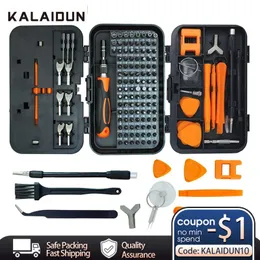 Schroevendraaier KALAIDUN 130/139 In 1 Precision Screwdriver Set Magnetic Phillips Slotted Screwdrivers Kit For Phone Pc Professional Repair Tool