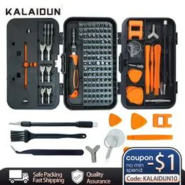 Schroevendraaier Kalaidun 130/139 in 1 Precision Screwdriver Set Magnetic Phillips 슬롯 드라이브 드라이버 키트 전화 PC 전문 수리 도구