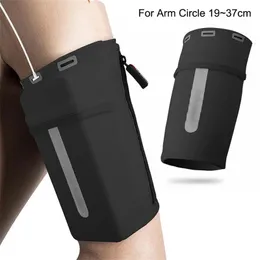 Sports Phone Arm Bags Reflective Cellphone Arm Pouch Fitness Anti-theft Armband Pocket Workout Running Cycling 4-7 inch Mobile Phone Holder