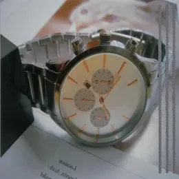 Güzel iyi yeni saat basit tasarımcı izle lüks siyah mavi gül altın erkekler paslanmaz çelik kol saati Men190e
