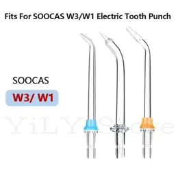 Whitening 2/4PCS SOOCAS W3 / W1 Nozzles Oral Irrigator Jet Water Flosser Nozzle Portable Electric Oral Irrgator Tip Replacement