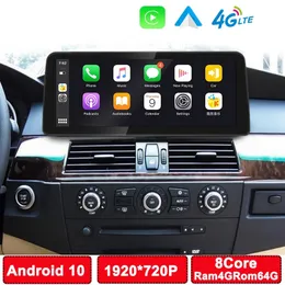12.3 "1920*720p Android Car Multimedia Player for BMW 5 Series E60/E61 CCC/CIC BT WiFi Carplay Radio 4G LTE GPS