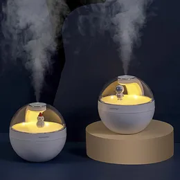 Urządzenia astronauta mini nawilżacz mini powietrza z nocnym światłem olejem eterycznym dyfuzor USB mgły mgły świąteczne prezent domowy