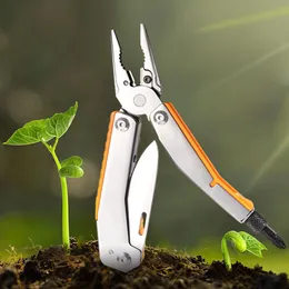 Screwdrivers Multitool Folding Knife Pliers Multipurpose Professional Survival Repair Hand Tools Wire Stripper Cutting Pliers Pocket Knives