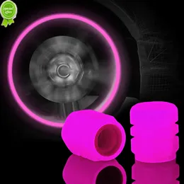 Nytt nytt universellt lysande däck Ventil Cap Car Wheel Hub Glowing Dust-Proof Decorative Tire Rim Stem täcker motorcykelcykel grossist