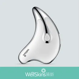 Массажер Wellskins Microcurrent Smart Gua Sha Massager Домохозяйство цельное тело меридианская кисть массажер дрейги лицевая красота