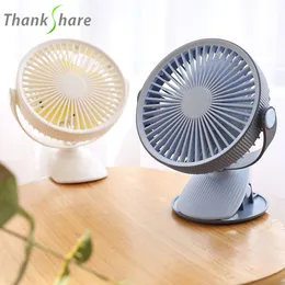 Hayranlar teşekkürler, taşınabilir usb fanı şarj edilebilir pil USB çalıştırılan klips fan 360 derece rotasyon mini masa fan bebek seyahati için