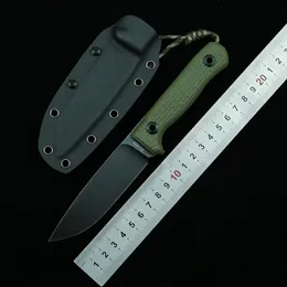 Messen Lemifshe Pohl Fixed Knife Niolox Blade G10 Handle Outdoor Camping Survival Kitchen Kniv Trädgård Multifunktionellt EDC -verktyg