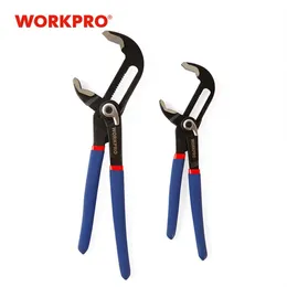 Tang WORKPRO 8 "10" Alicate de bomba de água de liberação rápida Alicate de encanamento Conjunto de alicate de junção de ranhura de mandíbula reta