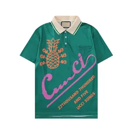6 nowych moda londyn anglia koszulki polo męskie projektanci koszulki polo główna ulica haft z nadrukiem T shirt mężczyźni letnia bawełna Casual t-shirty #969