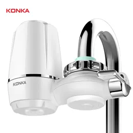 Apparater Konka Faucet Tap Water Purifier Avtagbart tvättbart filter Små fysisk filtrering för hem Kictchen Ett filterelement