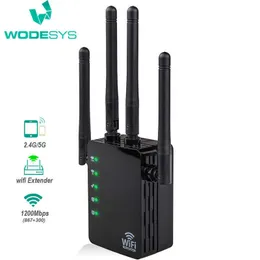 Spedizione dell'amplificatore di segnale WiFi wireless ripetitore WiFi dual band 1200m 2.4 5.8G