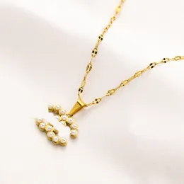 Collana di design di lusso in oro 18k oro collana per donne marca per pettine a pendente collane per la catena del girocollo di gioielli di alta qualità